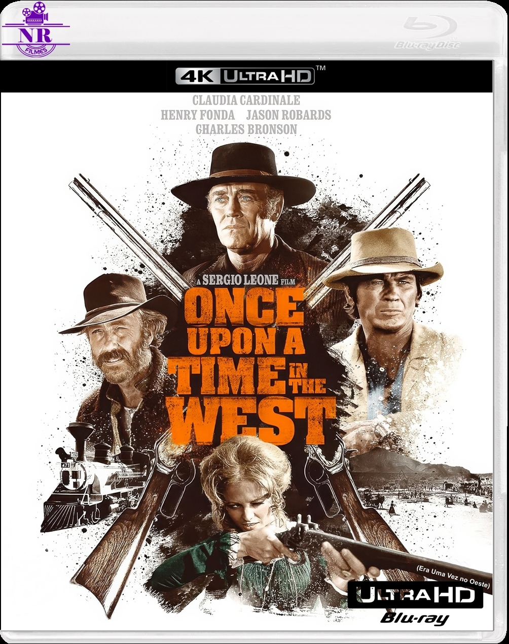 Era Uma Vez no Oeste (1968) Blu Ray 4K UHD Dublado Legendado