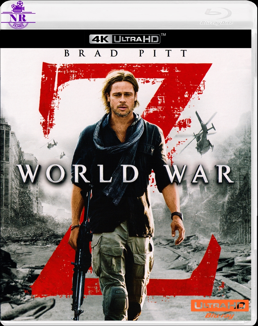 Guerra Mundial Z (2013) Blu Ray 4K UHD Dublado Legendado