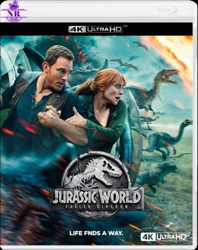 Jurassic World: Reino Ameaçado (2018) Blu Ray 4K UHD Dublado Legendado