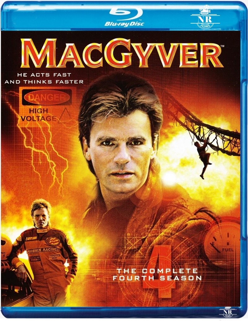 MacGyver Profissão Perigo 4° Temporada (1985/1992) Blu ray Dublado Legendado