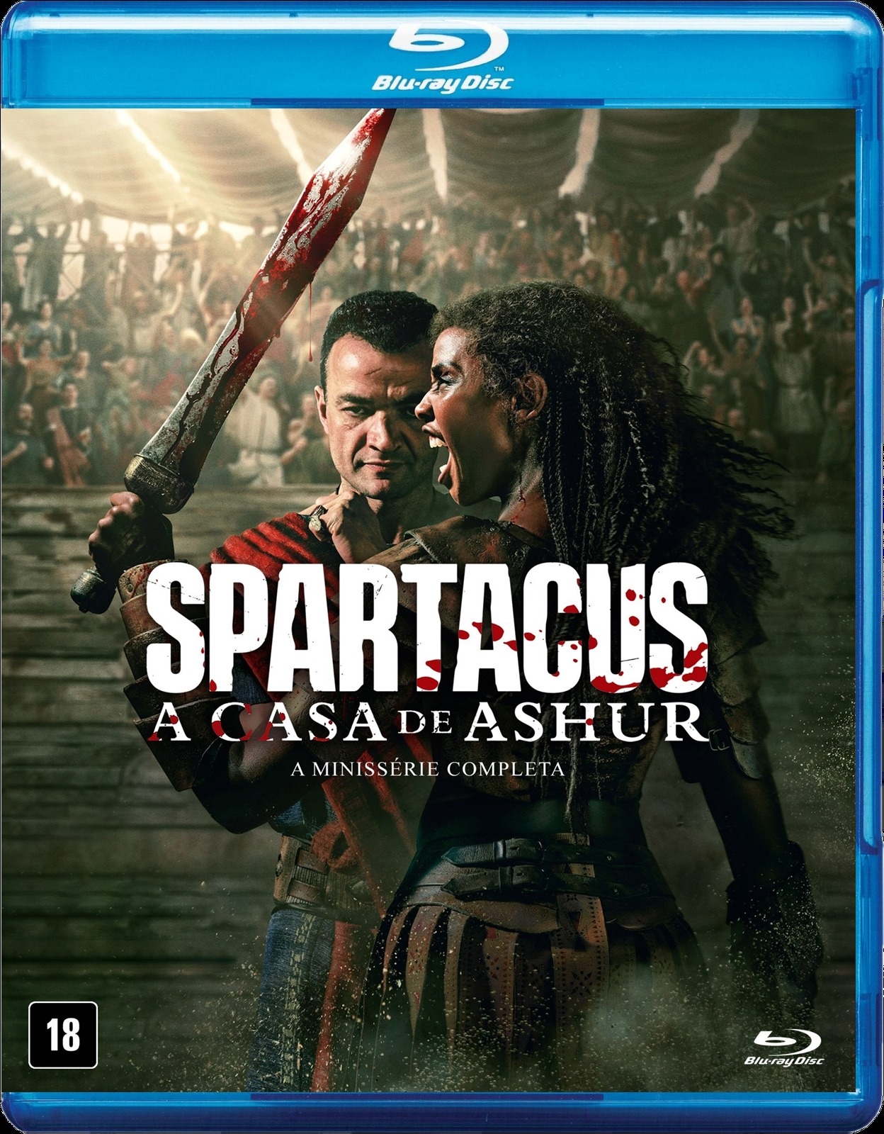 Spartacus Casa de Ashur Temporada 1° Temporada Blu Ray Dublado Legendado